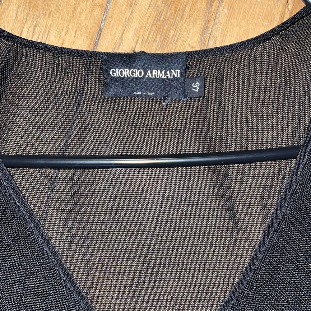 Authentic Giorgio Armani mesh top